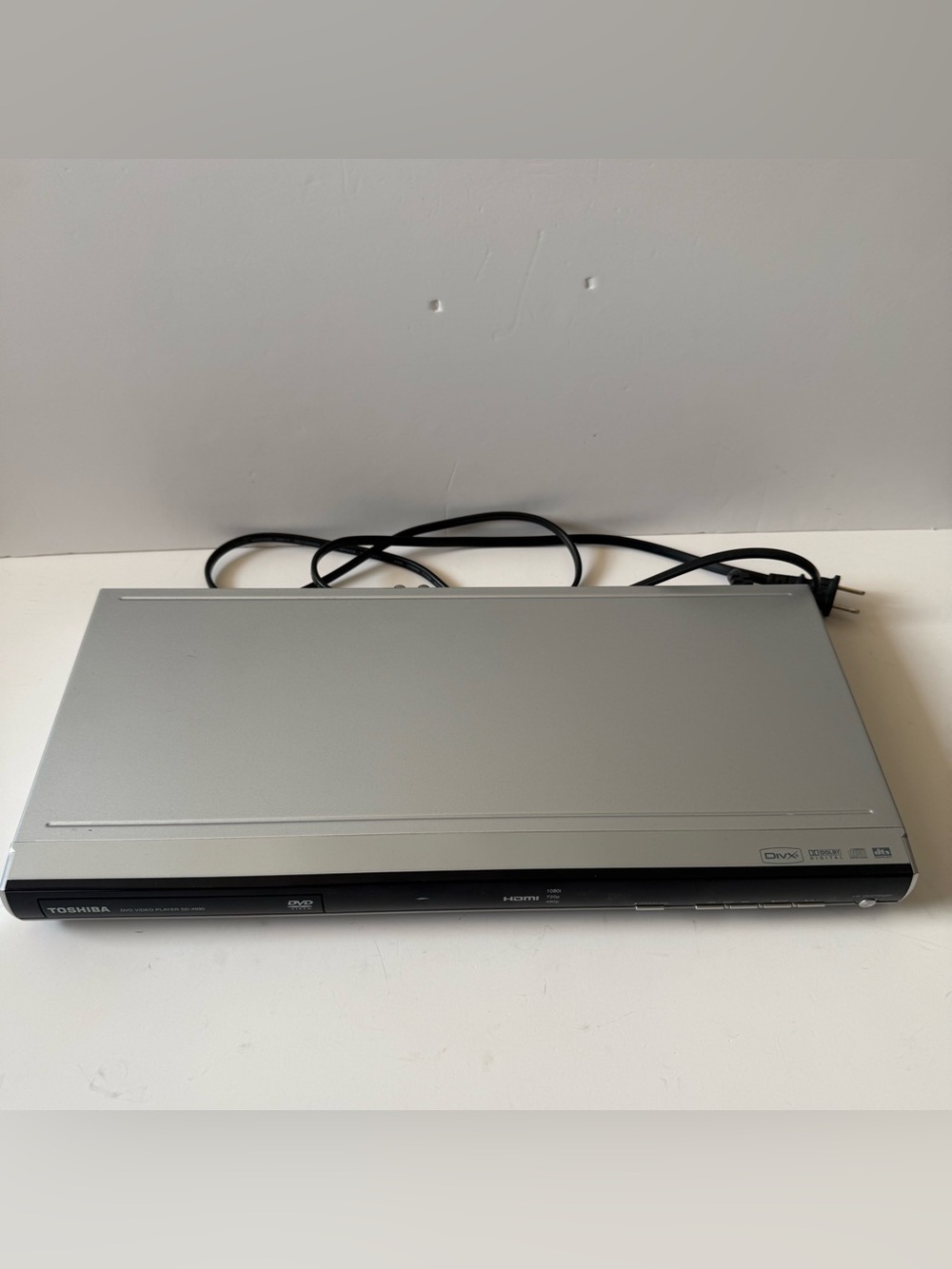 Toshiba Progressive Scan HD DVD Player SD-4990SU AC3/DTS Gray No Remote Tested
